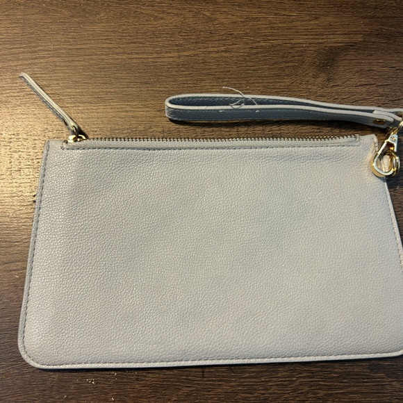 Disney X Pandora Mickey Minnie Mouse Gray Grey Pouch Clutch Wristlet - Picture 2 of 5